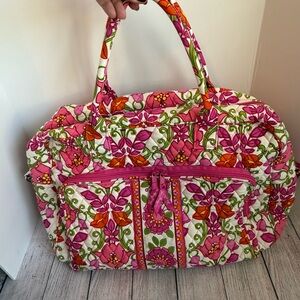 VERA BRADLEY Lilli Bell Floral Overnight Duffle Bag